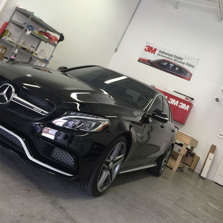 Brand-New-Mercedes-C63S-Came-Straight-To-EliteTint-For-Tints-and-Paint-Protection-Film